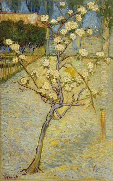 Bloeiend perenboompje Oil Painting by Vincent Van Gogh