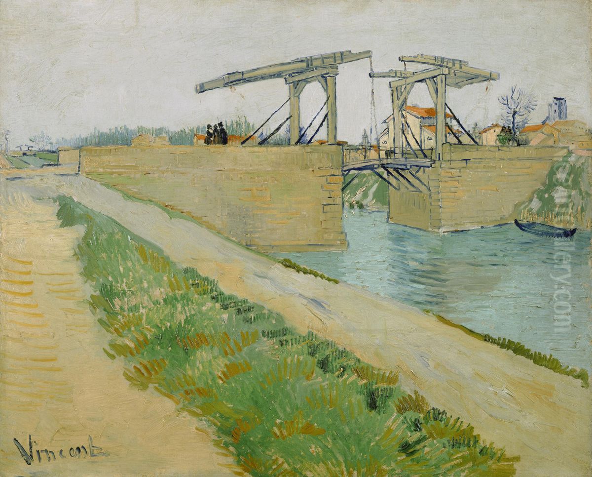De brug van Langlois Oil Painting by Vincent Van Gogh