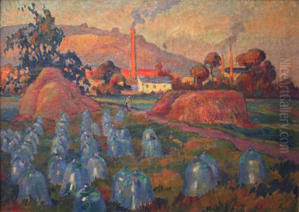 Le Jardin maraicher Oil Painting by Robert Antoine Pinchon