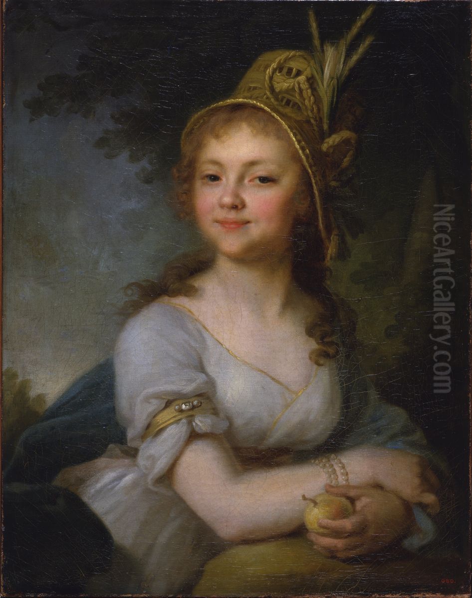 Portrait of Ekaterina Arsenieva Oil Painting by Vladimir Borovikovsky