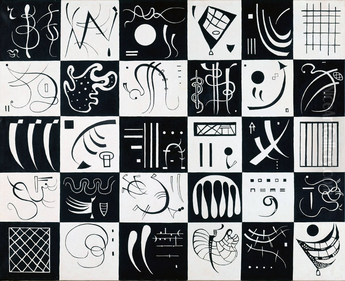 Thirty Oil Painting by Wassily Kandinsky
