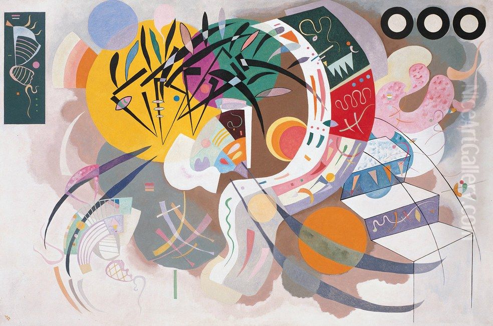 Dominant Curve Oil Painting by Wassily Kandinsky