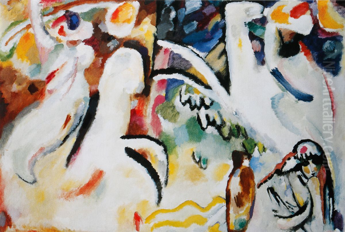 Eastern Suite (Arabs III) Oil Painting by Wassily Kandinsky