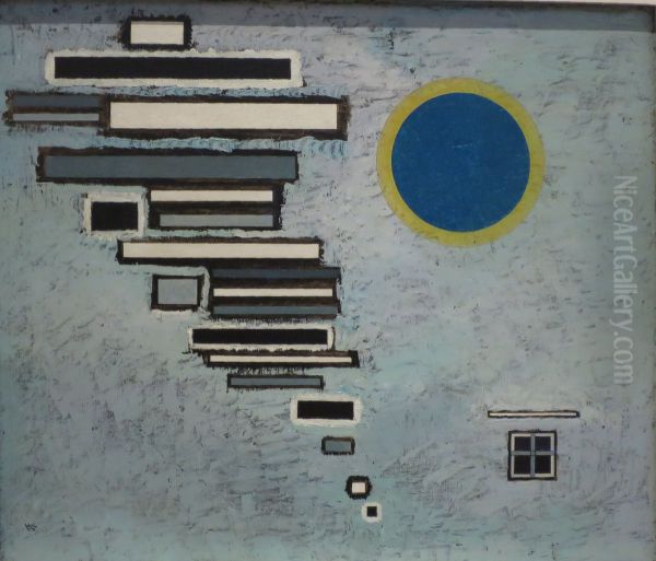 Unequal Oil Painting by Wassily Kandinsky