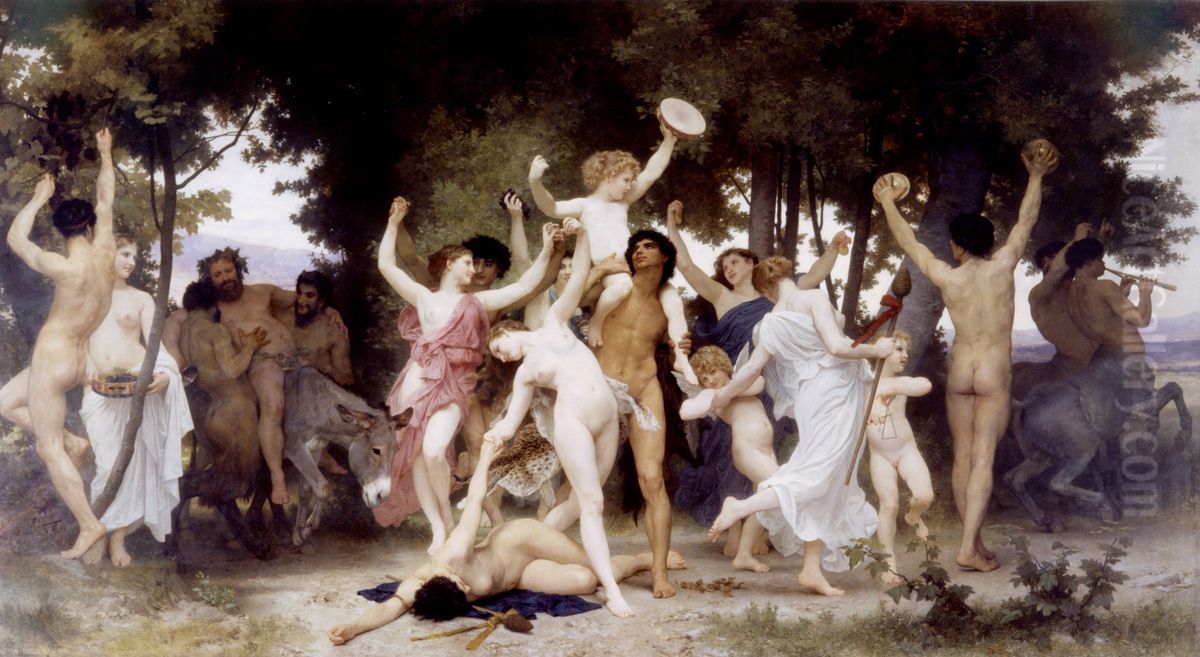 The Youth of Bacchus Oil Painting by William-Adolphe Bouguereau The Youth of Bacchus Oil Painting by William-Adolphe Bouguereau