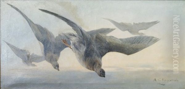 Anecs Oil Painting by Alexandre de Riquer