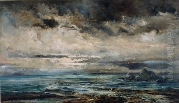 Stormy Sea Oil Painting by Ramon Marti Alsina
