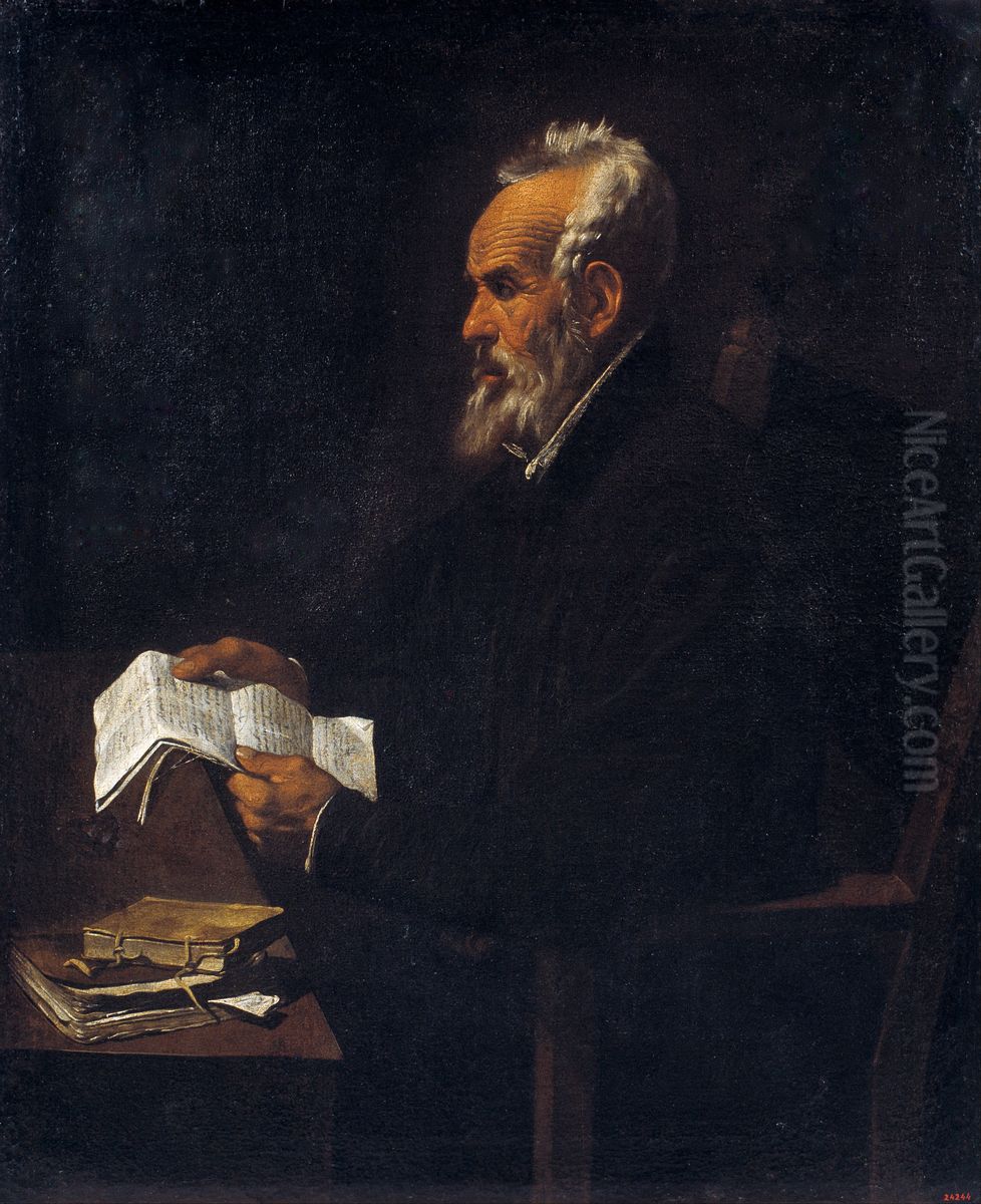 Ramon Llull Oil Painting by Francesc Ribalta