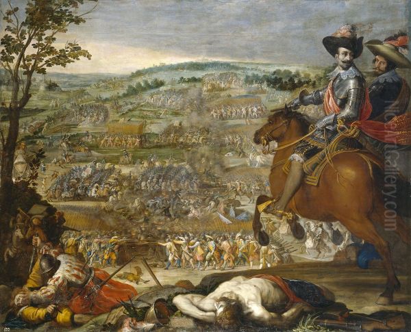The Victory of Fleurus Oil Painting by Vincenzo Carducci