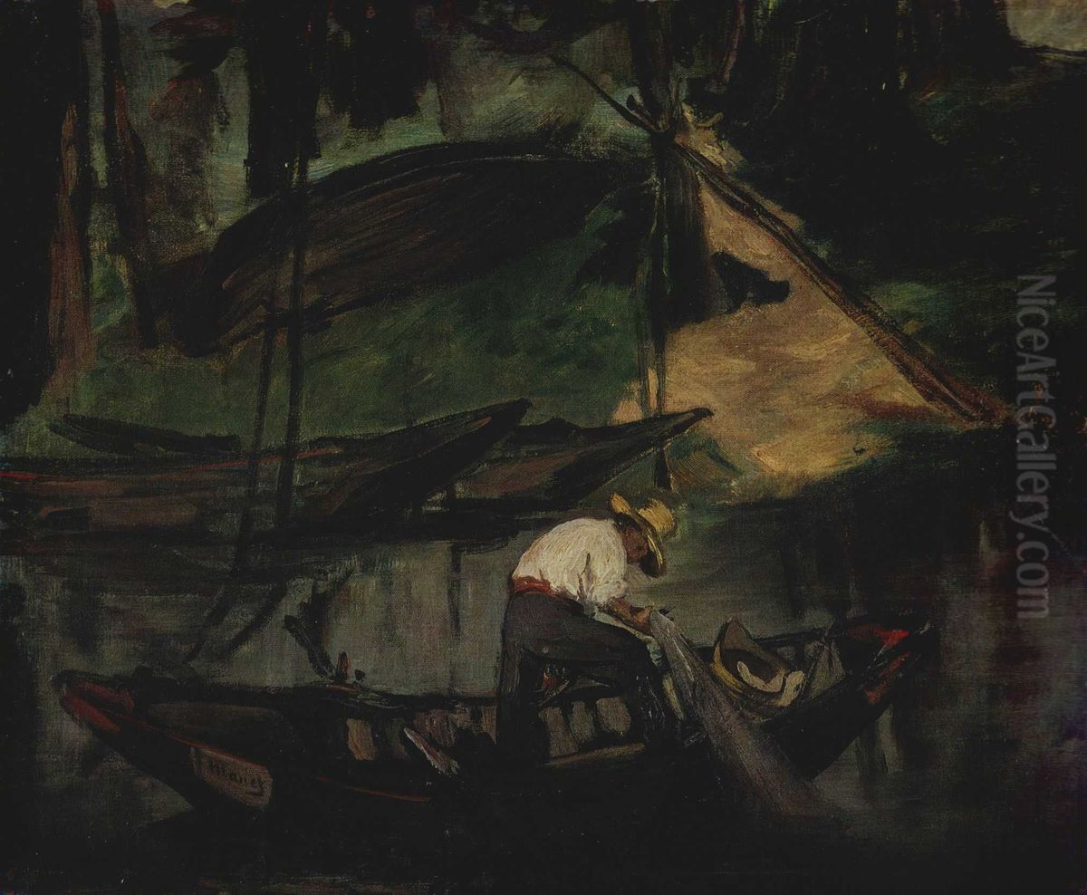 Le pecheur Oil Painting by Edouard Manet