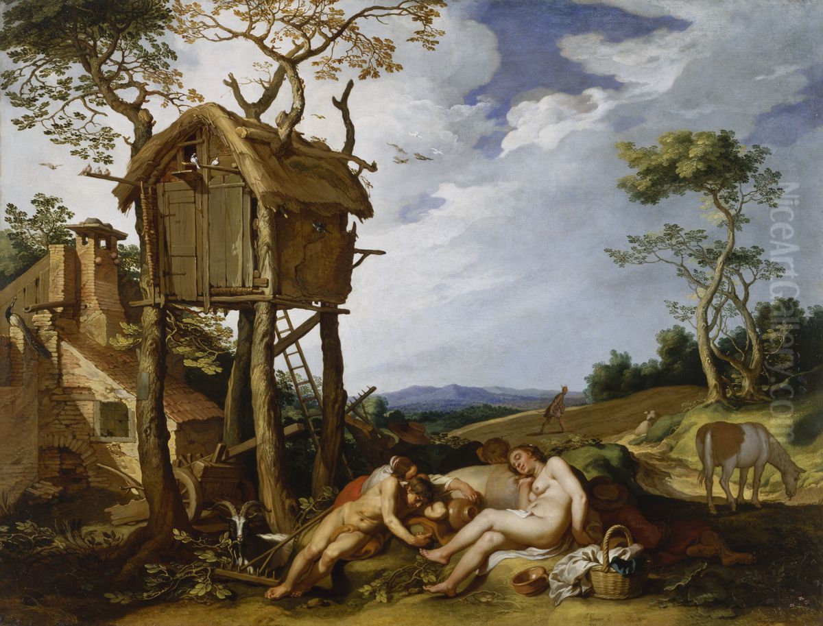Parable of the Wheat and the Tares Oil Painting by Abraham Bloemaert