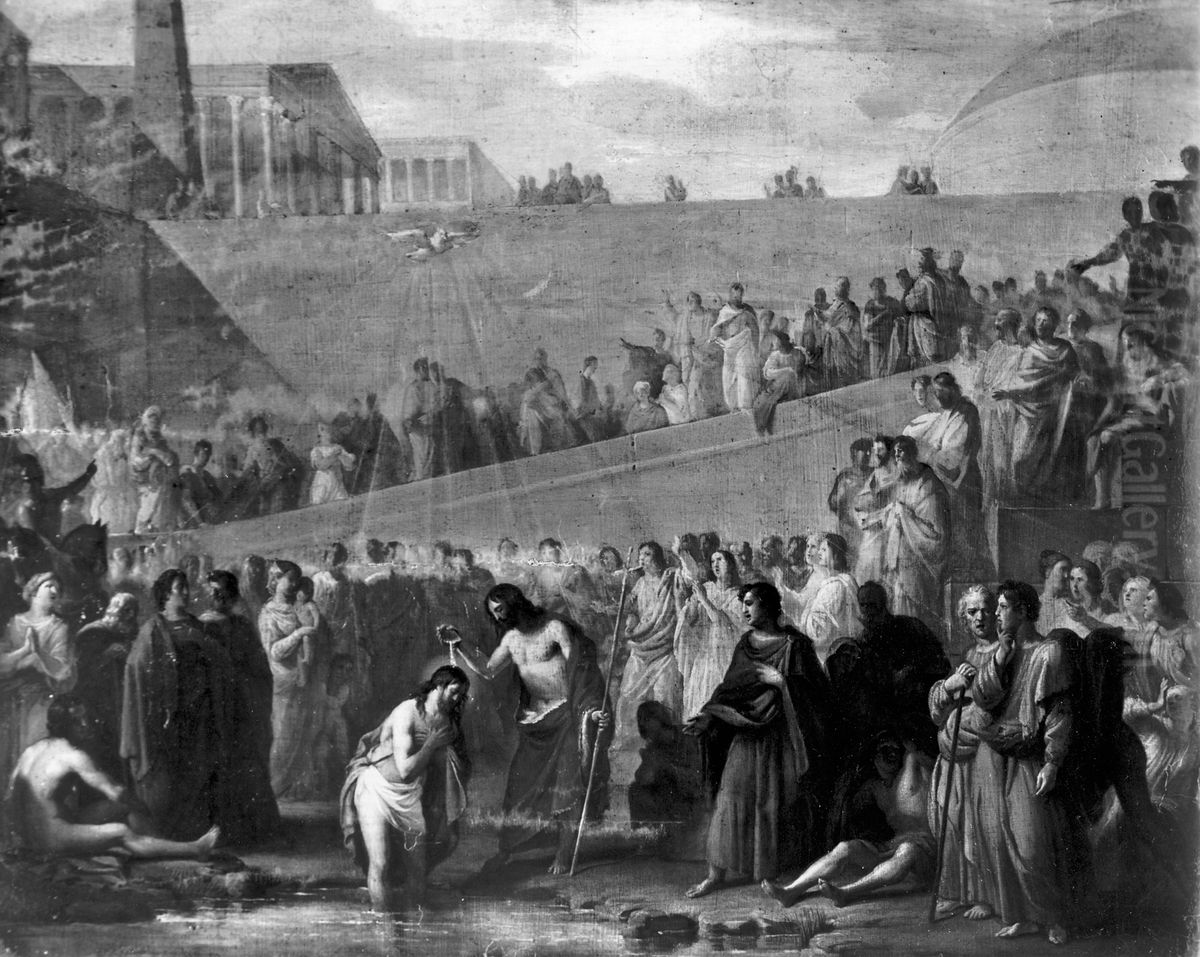 The Baptism of Christ Oil Painting by Andrea, the Elder Appiani