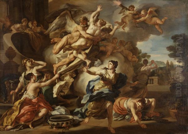 The Abduction of Orithyia Oil Painting by Francesco Solimena