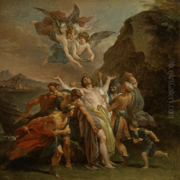 The Martyrdom of the Blessed Signoretto Alliata Oil Painting by Giuseppe Cades