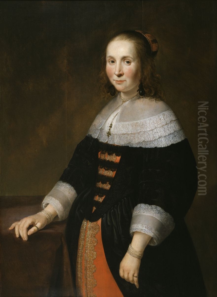 Portrait of a Wife Oil Painting by Hendrick Bloemaert