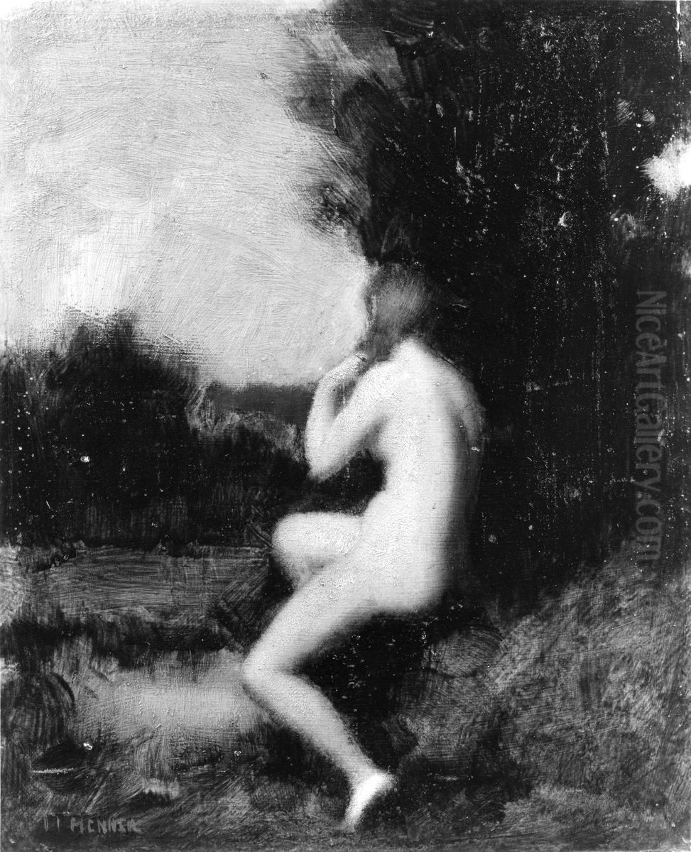 The Nymph Oil Painting by Jean-Jacques Henner