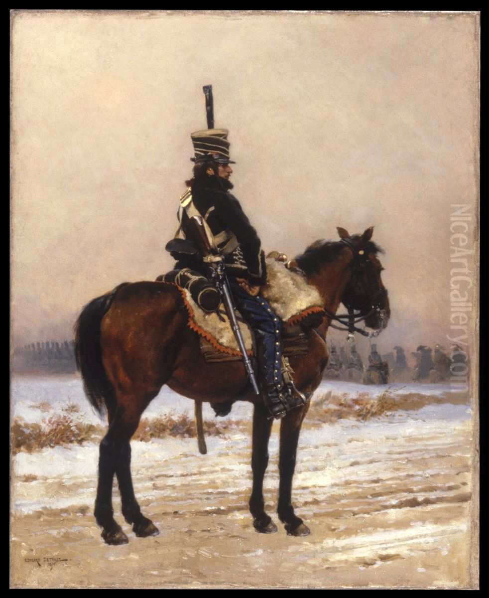 The Picket Oil Painting by Edouard Detaille