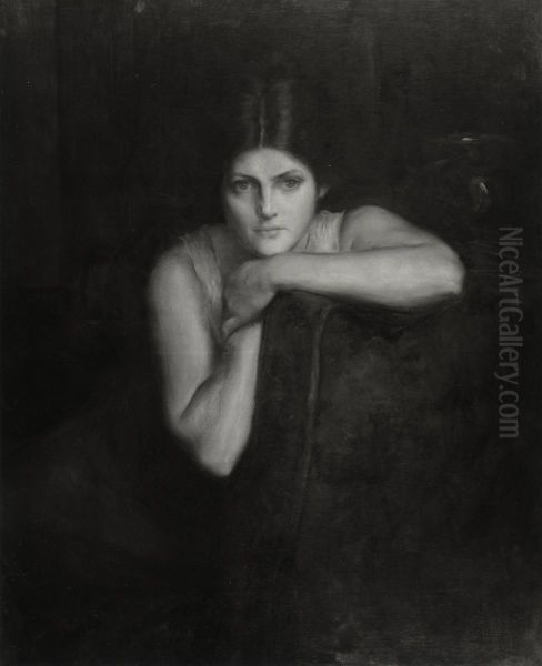 Study of Juliette Oil Painting by Julius LeBlanc Stewart