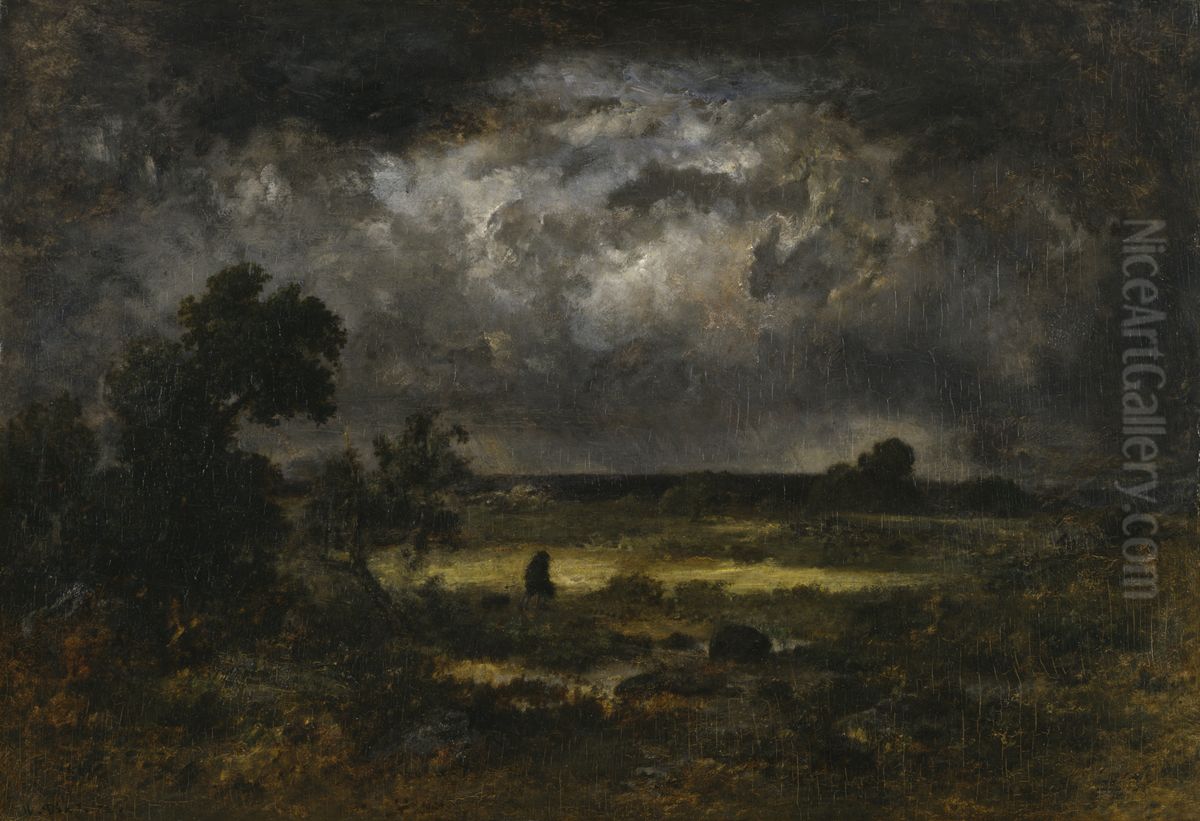 The Storm Oil Painting by Narcisse Virgilio Diaz