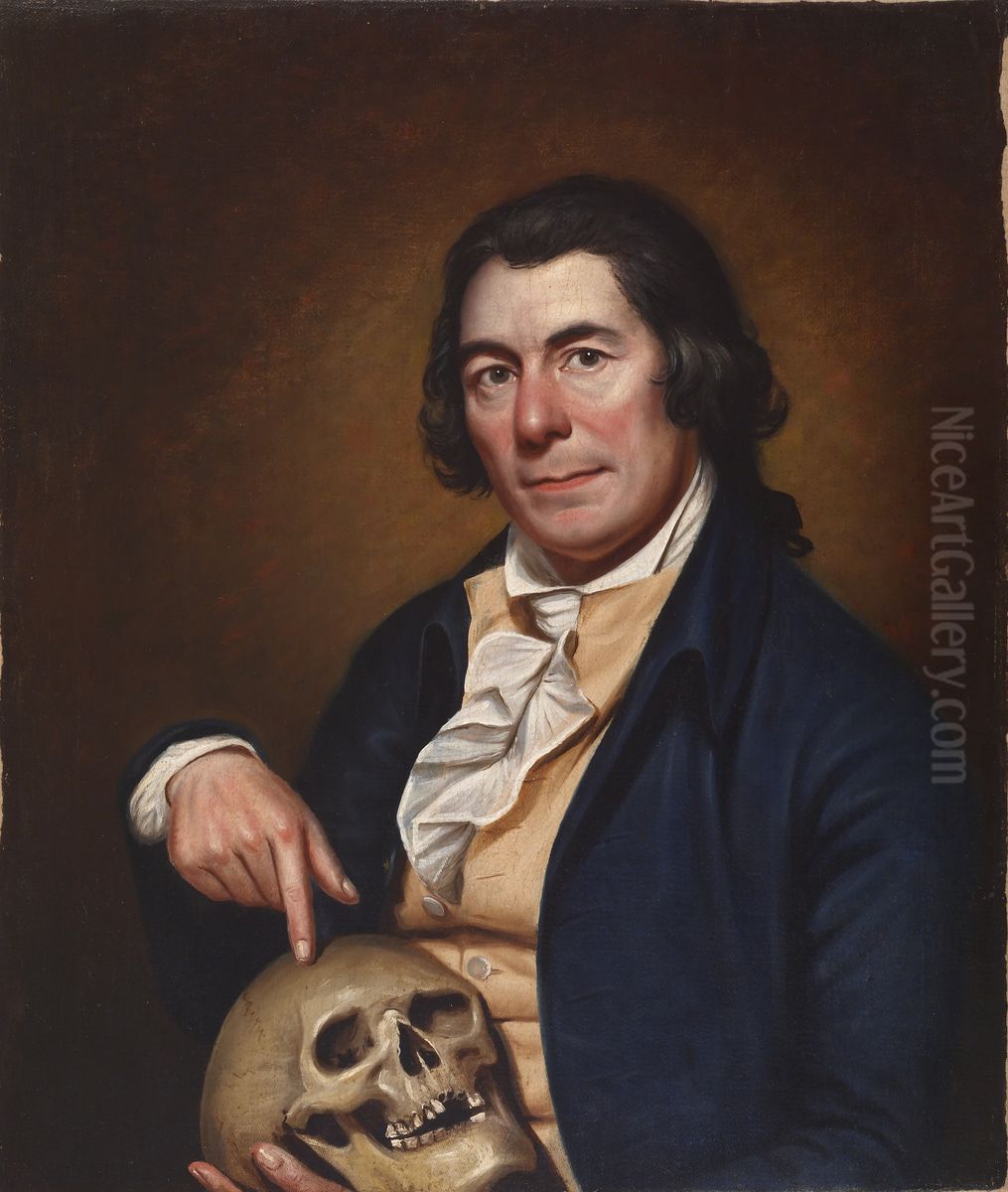 Portrait of Dr. Meer Oil Painting by Rembrandt Peale