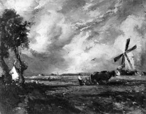 Landscape With Windmill
