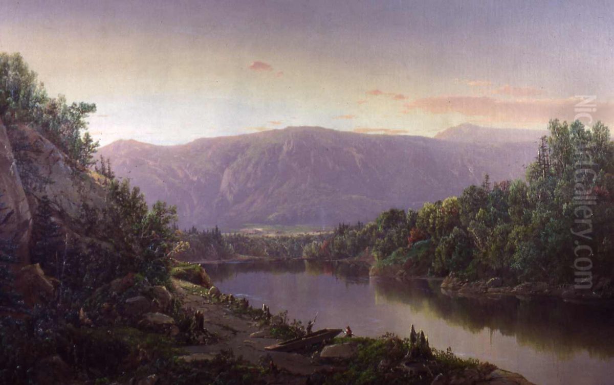 On the Potomac Oil Painting by William Louis Sonntag, Sr.