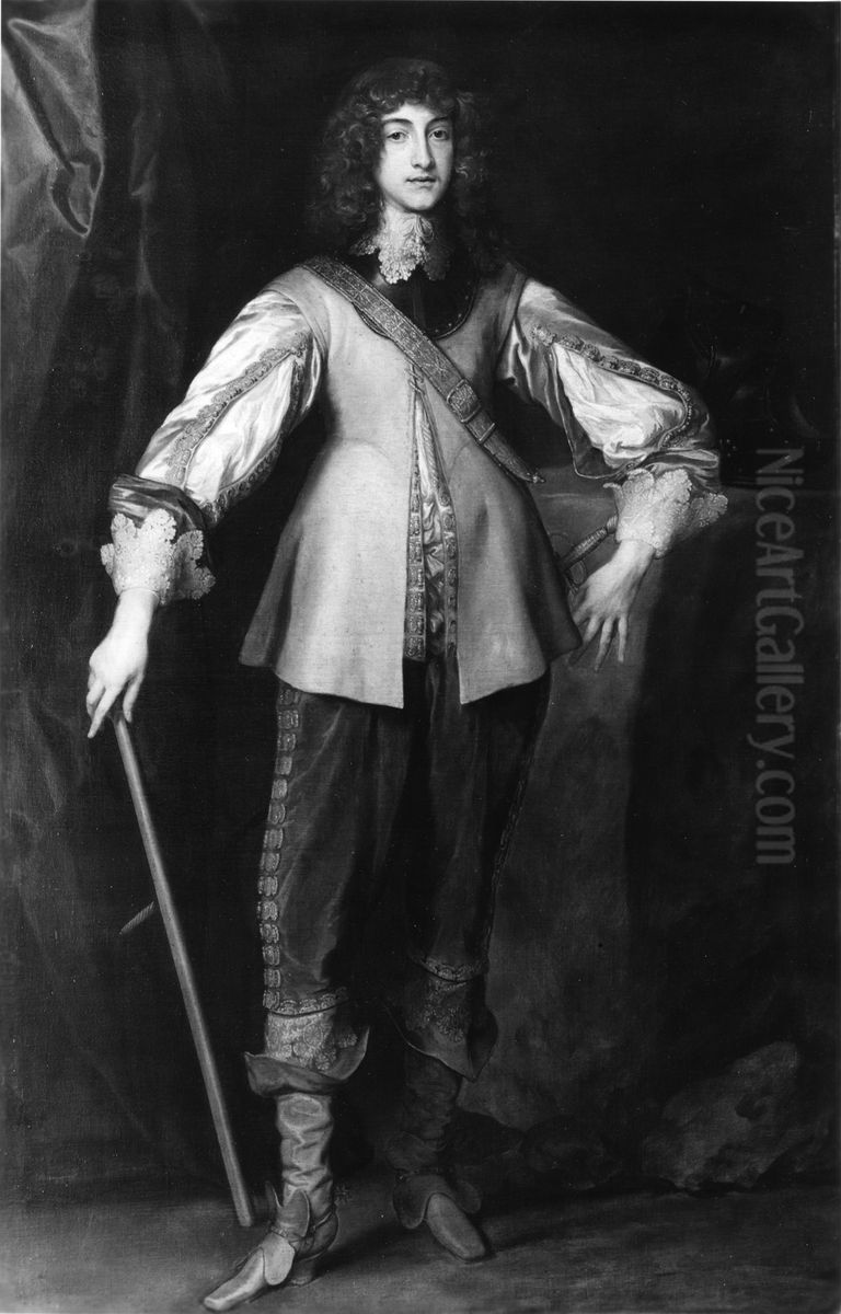 Portrait of Prince Rupert Oil Painting by Anthony van Dyckand workshop