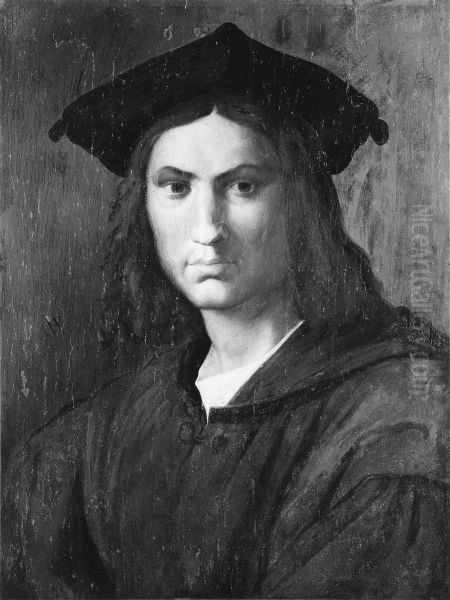 Portrait of Andrea del Sarto Oil Painting by Andrea Del Sarto