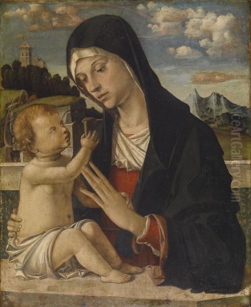 Madonna and Child Oil Painting by Bartolomeo Montagna