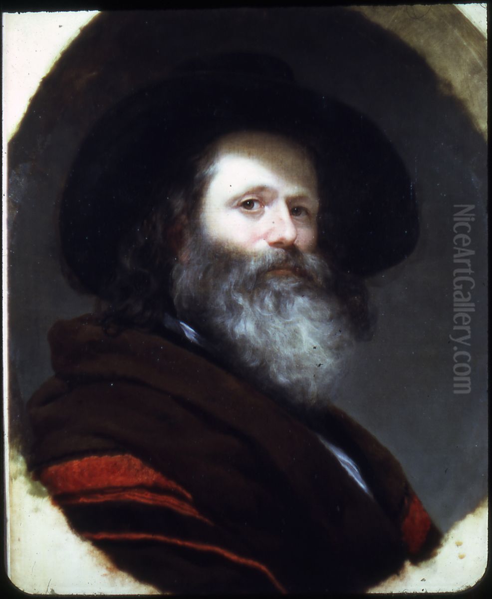 Self-portrait Oil Painting by Charles Loring Elliott