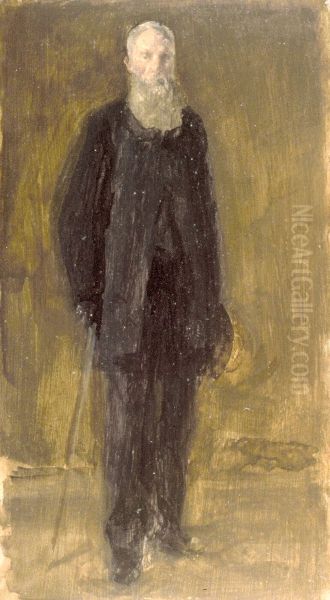 Portrait of George A. Lucas Oil Painting by James McNeill Whistler
