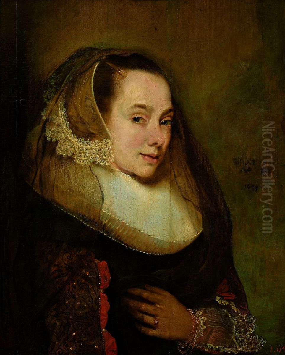 Portrait of a Lady Oil Painting by Pieter Soutman