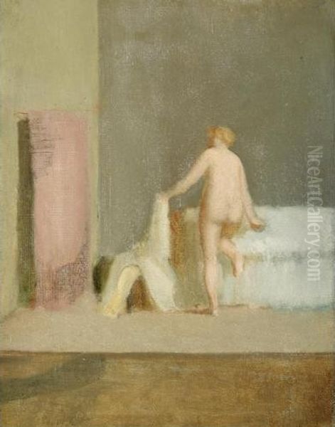 King Candaules's wife Oil Painting by Edgar Degas