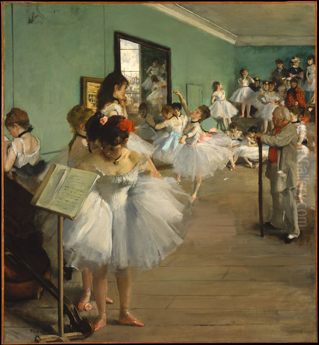 The Dance Class Oil Painting by Edgar Degas