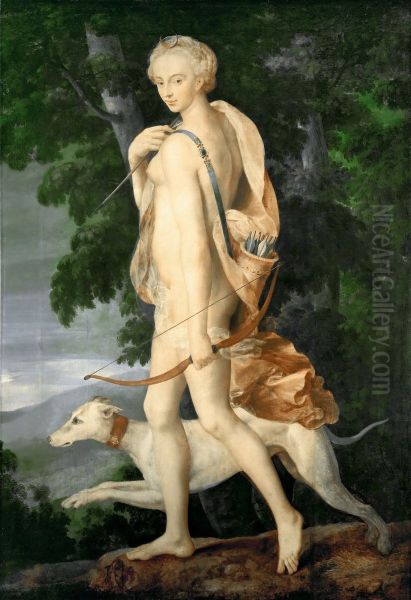 Diane chasseresse Oil Painting by unknown