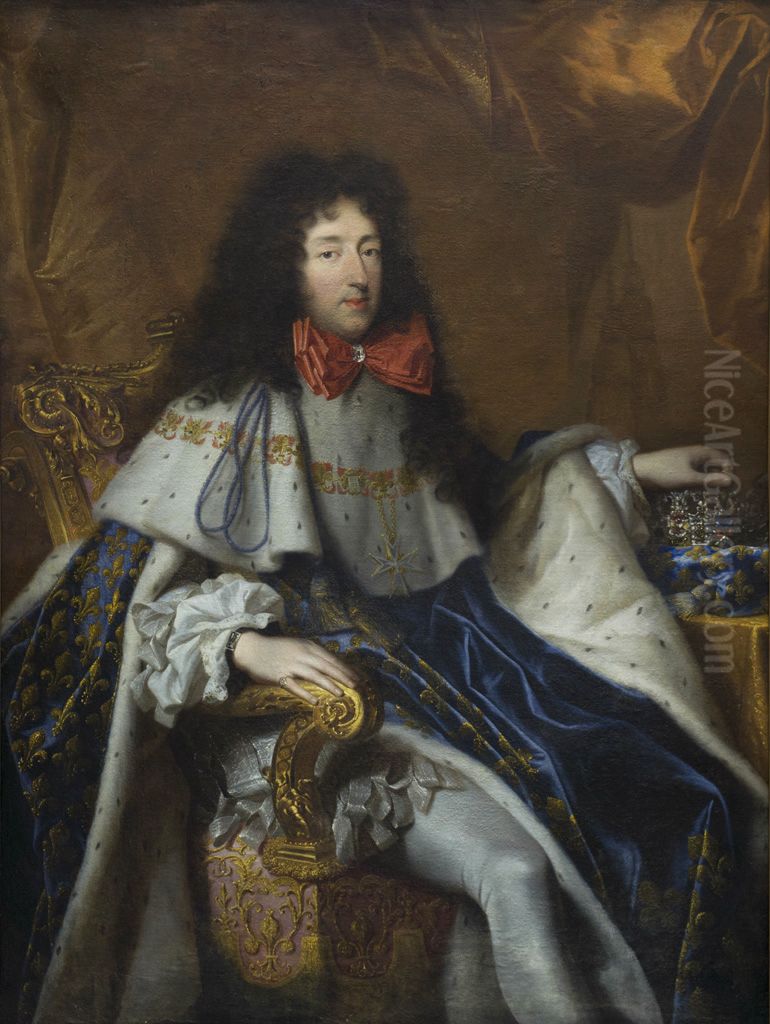 Portrait of the Duke of Orleans Oil Painting by Pierre Mignard I