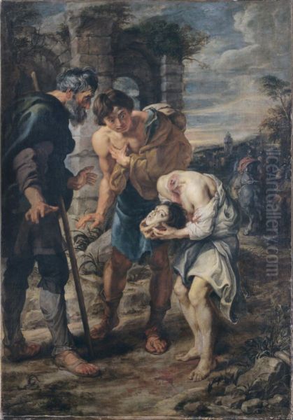The Miracle of Saint Justus Oil Painting by (studio of) Rubens, Peter Paul