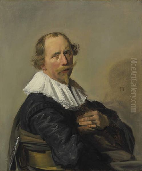 Portrait of a man Oil Painting by Frans Hals