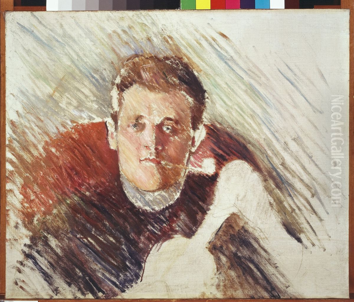 Arve Arvesen Oil Painting by Edvard Munch