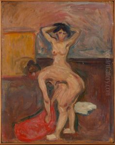 Bending and upright Nude