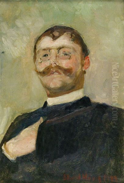Bendix Lange Oil Painting by Edvard Munch