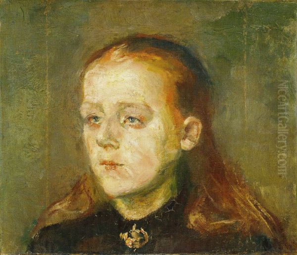 Betzy Nilsen Oil Painting by Edvard Munch