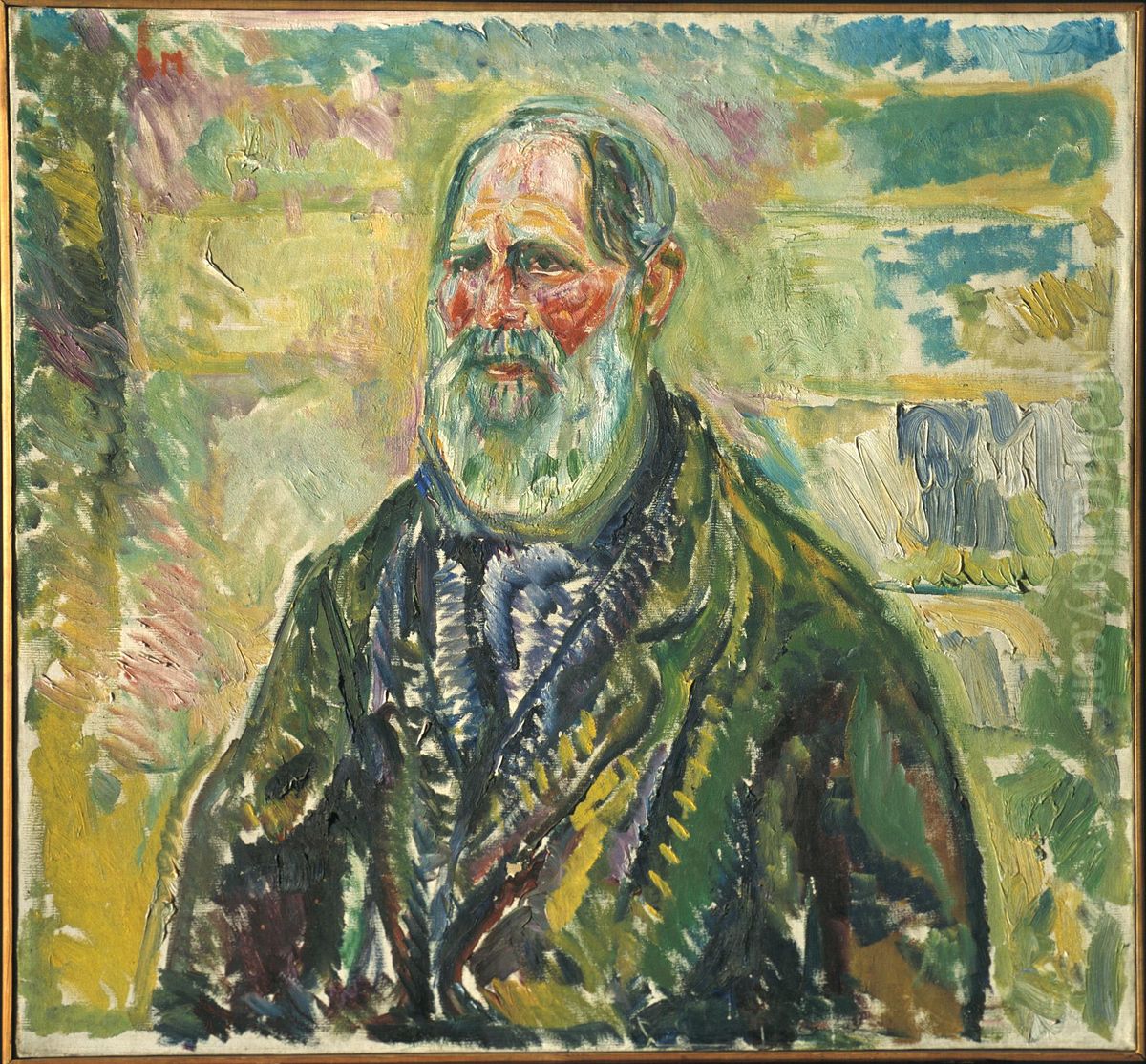 Borre Eriksen Oil Painting by Edvard Munch