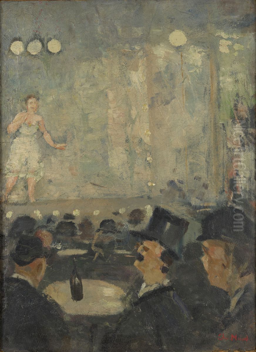 Cabaret Oil Painting by Edvard Munch