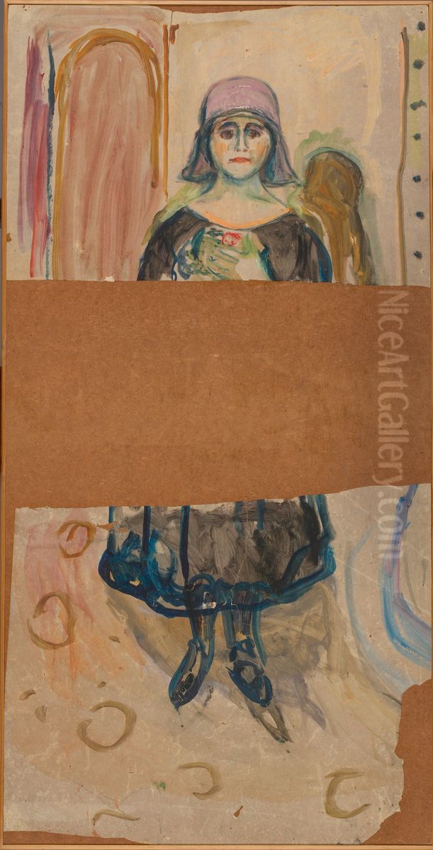 Charlotte Corday Oil Painting by Edvard Munch