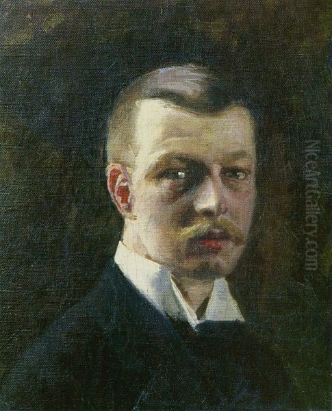 Eberhard von Bodenhausen Oil Painting by Edvard Munch