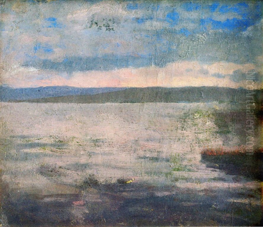 Evening Atmosphere at Sea Oil Painting by Edvard Munch