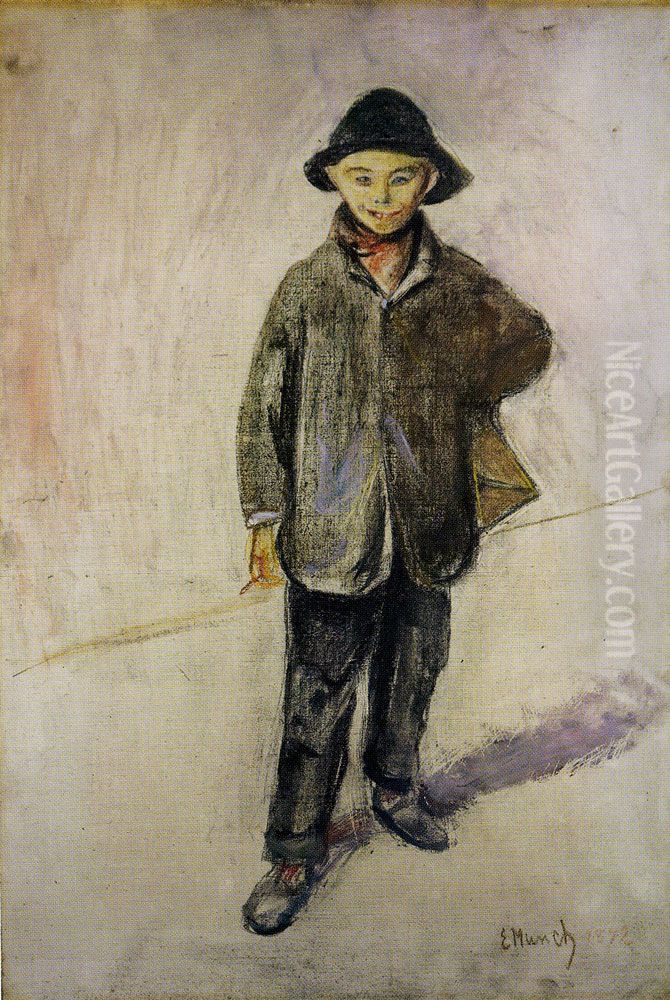 Fisherboy from Nice Oil Painting by Edvard Munch