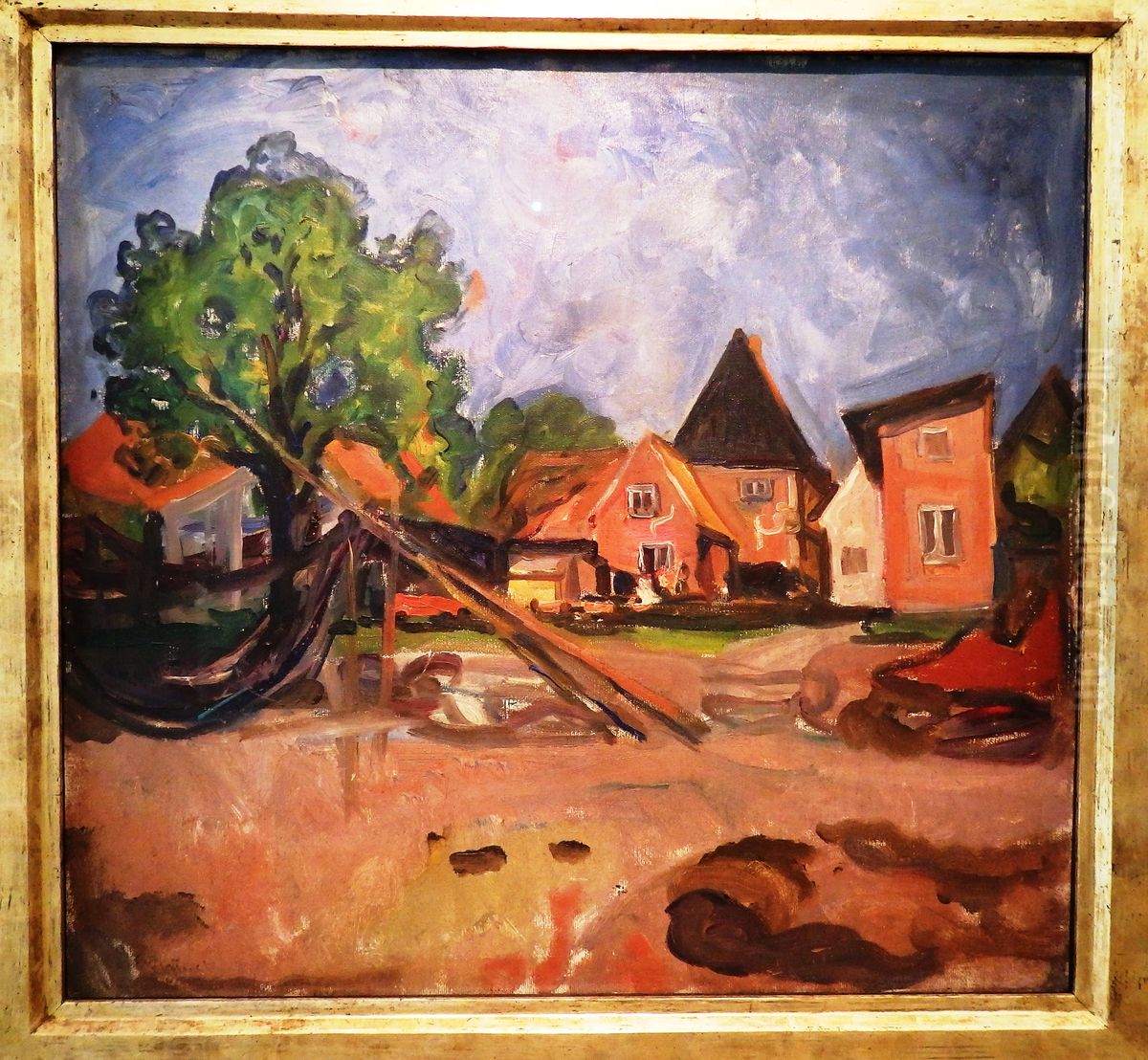 From Travemunde Oil Painting by Edvard Munch