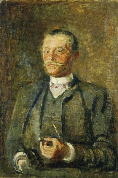 Georg Stang Oil Painting by Edvard Munch